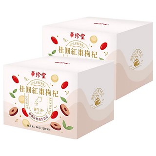 仁濟中藥 華珍堂 紅棗枸杞養生茶, 84克 (12包), 桂圓紅棗枸杞, 7g, 2盒