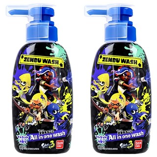 唯可BANDAI斯普拉遁III三合一洗髮沐浴乳 葡萄香 300ml 1.5歲以上適用, 2瓶