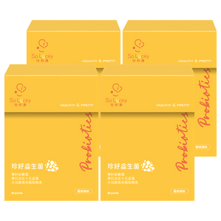 So Lucky 珍欣運 珍好益生菌, 30包, 3g, 4盒