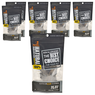 NATURAL FARM 自然牧場 紐西蘭天然零食 馬肝 無人工色素或香料 無過敏原, 6包, 50g