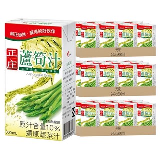 光泉 正庄 蘆筍汁, 300ml, 72入