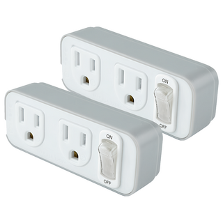 RONEVER 1切2座3轉2小壁插 ZPR-016, 100mm, 灰色, 2個