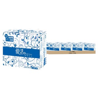 LIVI 優活 SMART抽取式衛生紙 2層 100張, 10包, 20袋