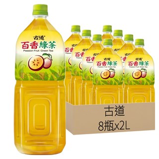 古道 百香綠茶, 2L, 8瓶