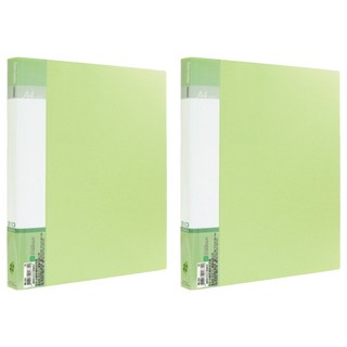 珠友文化 特 A4粉彩資料本 RB-40A 40頁, 2本, 綠色