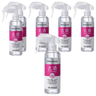 台塑生醫 Dr's Formula 衣物去漬潔淨噴霧瓶 油性汙漬專用, 255g, 6瓶