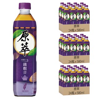 原萃 鐵觀音, 無糖 無香料 雲霧工法, 580ml, 72瓶