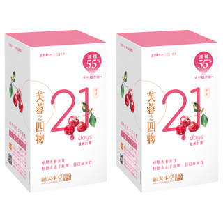 順天本草 芙蓉之四物養美計畫 減糖版 溫熱飲沖泡包 減糖55% 天然鐵添加+, 10包, 24g, 2盒