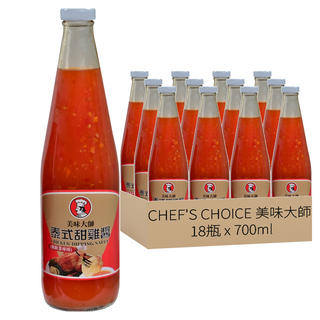 CHEF'S CHOICE 美味大師 泰式甜雞醬, 700ml, 18瓶