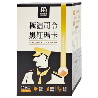 MIHONG 米鴻生醫 極濃司令黑紅瑪卡 奶素可食, 4g, 10包, 1盒