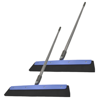 上龍 一番無水印掃把組 刮水, 有效去除微塵,水漬,毛髮, 超強平面式水刀裁製, 掃把頭33 x 5.5 x 1.5cm 柄長80cm, 2支