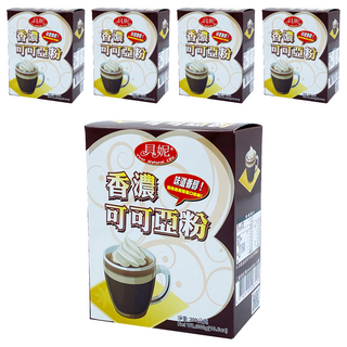 貝妮 香濃可可亞粉 使用紐西蘭進口奶粉 通過ISO HACCP食品管制系統, 300g, 1入, 5盒