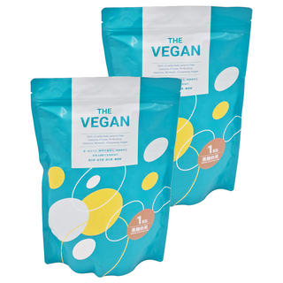 THE VEGAN 樂維根 植物性優蛋白 黑糖奶茶, 1kg, 2包