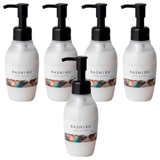 RASHIKU 香氛皮革保養乳 煙燻木 120ml 皮革清潔保養 深層滋潤 防止刮傷 天然成分, 5瓶