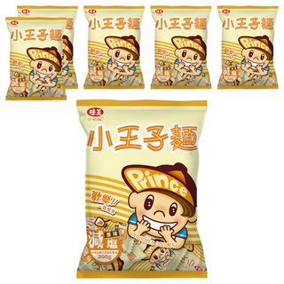 味王 小王子麵 原味減鹽, 300g, 6袋