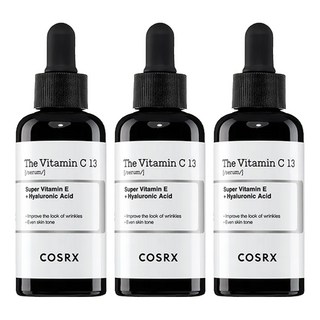 COSRX 13%維他命C精華 亮白保濕 改善膚色不均 抗衰老精華, 20ml, 3件