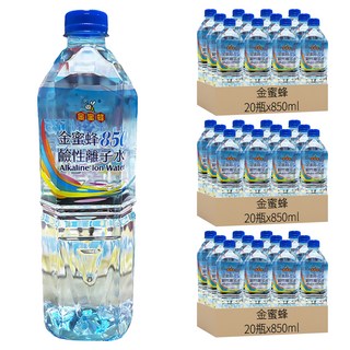 金蜜蜂 鹼性離子水, 850ml, 60瓶