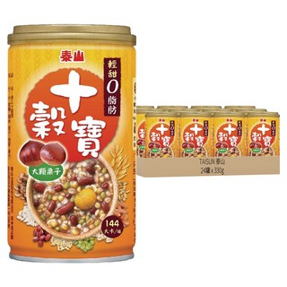 泰山 十榖寶 大顆栗子 多種食材營養補給, 330g, 24罐