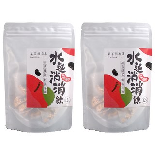 菓茶很有事 無咖啡因水逆消消飲 天然草本舒緩身心, 5g, 12個, 2包
