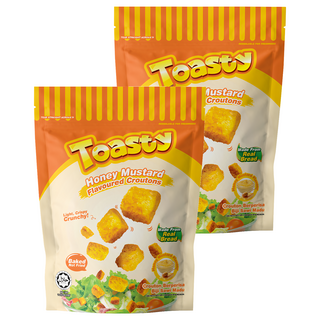 Win2 麵包餅 蜂蜜芥末味, 2包, 100g