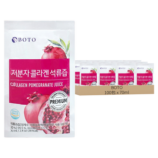 BOTO 膠原蛋白紅石榴汁, 70ml, 100包