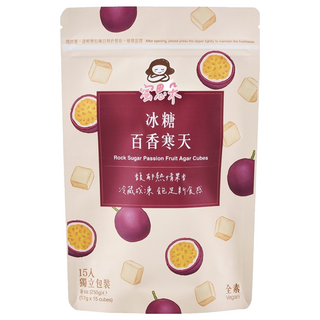 蜜思朵 NEW 冰糖百香寒天, 15個裝, 17g, 1組