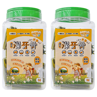 DANLO 丹露 機能潔牙骨 腸胃保健 添加益生菌 六星螺旋設計, 鮮雞, 1kg, 2罐