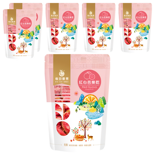 每日優果 紅心芭樂乾 185g, 富含茄紅素，精選台灣紅心芭樂, 6包