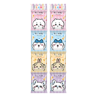 SUN FRIEND 玉米餅四連包 吉伊卡哇款 玉米濃湯風味 (可愛造型餅乾、獨立包裝、分享美食), 12g, 2條