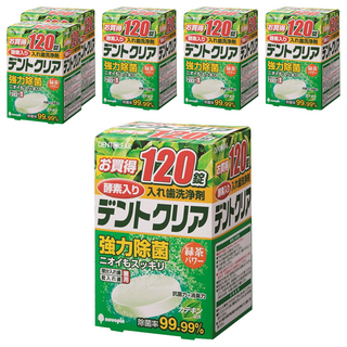 novopin 假牙清潔錠 綠茶, 120顆, 6盒