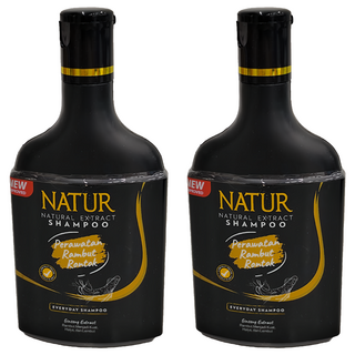 峇里島NATUR 洗髮精 人蔘, 140ml, 2瓶