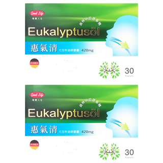 good Life 得意人生 惠氣清尤佳利油軟膠囊, 30顆, 40mg, 2盒