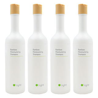 O'right 歐萊德 竹萃保濕洗髮精 適用乾燥受損髮質 400ml, 4瓶