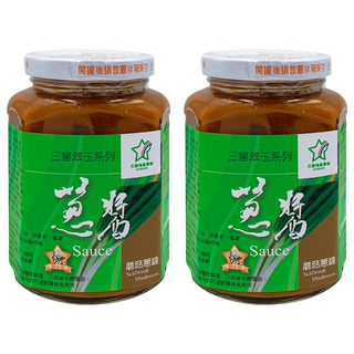 三星地區農會 翠玉蔥醬 蘑菇, 380g, 2罐