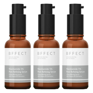 BFFECT 5B緊緻瓶 5%維他命B3毛孔緊緻精華 30ml 控油, 3瓶