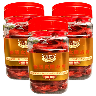 品鮮生活 辣芒果3罐 酸甜辣風味 獨立包裝 辦公室、郊遊必備零食, 365g, 3罐