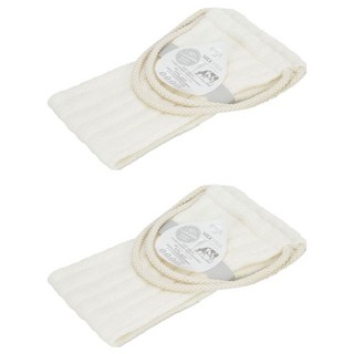 KEYTOSS 詰朵斯 Milk Fiber 柔 沐浴拉背條 - 北海道生乳 保濕淨白 輕柔舒適, 白色, 1個裝, 2條