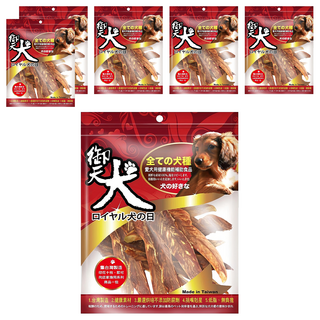 御天犬 潔牙雞腿肉片, 低熱量易於消化, 有助於清潔牙齒, 維持口腔健康, 雞肉, 140g, 6包