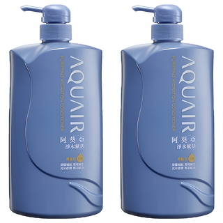 AQUAIR 阿葵亞 淨水賦活潤髮乳 深層修護保濕 無矽靈配方, 1L, 2瓶