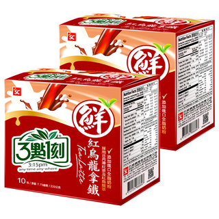 3點1刻 紅烏龍拿鐵, 22g, 10包, 2盒