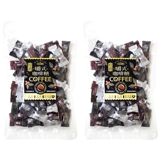 惠香 嚼式咖啡糖 綜合口味 獨立包裝 三種風味一次滿足 提神醒腦, 120g, 2袋