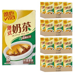 維他 港式奶茶 特濃茶味飲品, 250ml, 24入