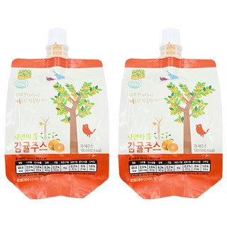 Nature Village 自然村 柑橘果汁，100% 濟州產柑橘，韓國製造, 100ml, 2包