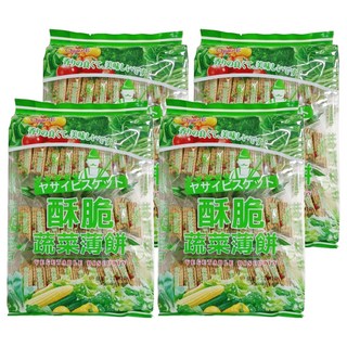 Chiao-E 巧益 酥脆蔬菜薄餅, 270g, 4袋