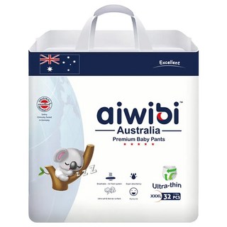 aiwibi 愛薇彼 零觸感瞬吸褲型紙尿褲 18kg以上, XXXL, 32片