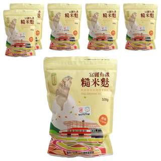 富里鄉農會 有機糙米麩, 6包, 500g
