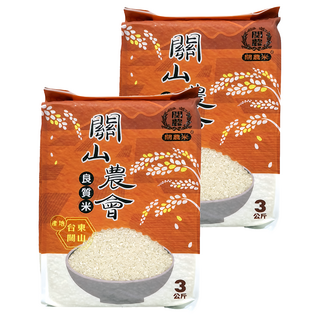 關山農會 關山良質米 白米 3kg x 2包 (CNS一等)