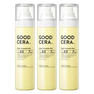 HOLIKA HOLIKA Good Cera 超級神經醯胺保濕噴霧, pH5.5 低刺激弱酸性, 敏感肌適用, 120ml, 3瓶
