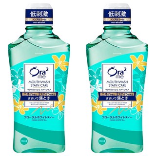 Ora2 愛樂齒 me淨白清新漱口水 白茶花香 460ml, 2瓶
