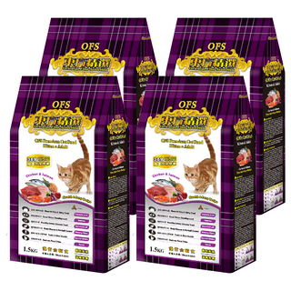 Oriental Fine Selection 東方精選 貓糧 1.5KG, 雞肉+鮭魚, 4袋